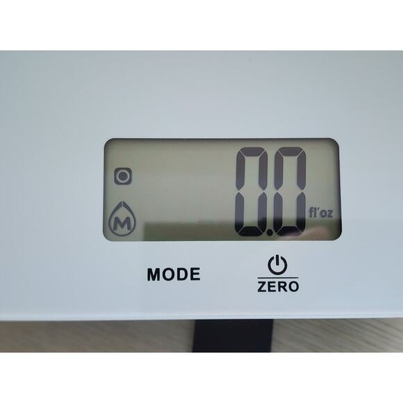 FOOD SCALE-REAL APPEAL-Flat Countertop-Multi Weigh Modes-On/Off Button-Battery - Picture 13 of 14